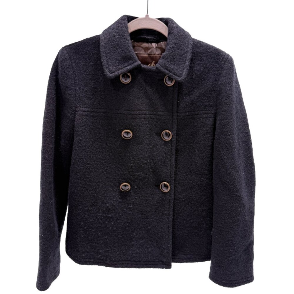 Coach Double-Breasted Peacoat